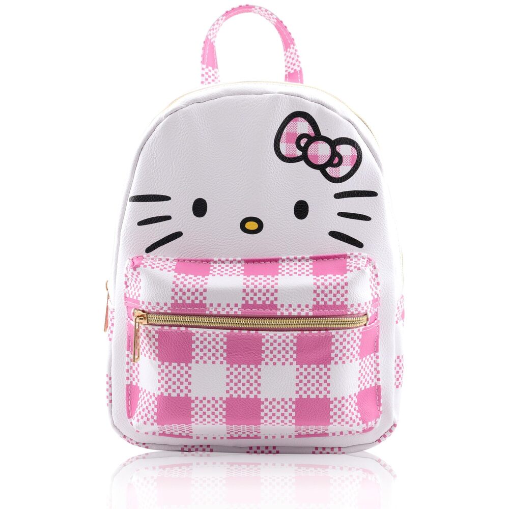 8715 Sanrio Hello Kitty Backpack , , Unisex | Cute PU Leather 10" Mini